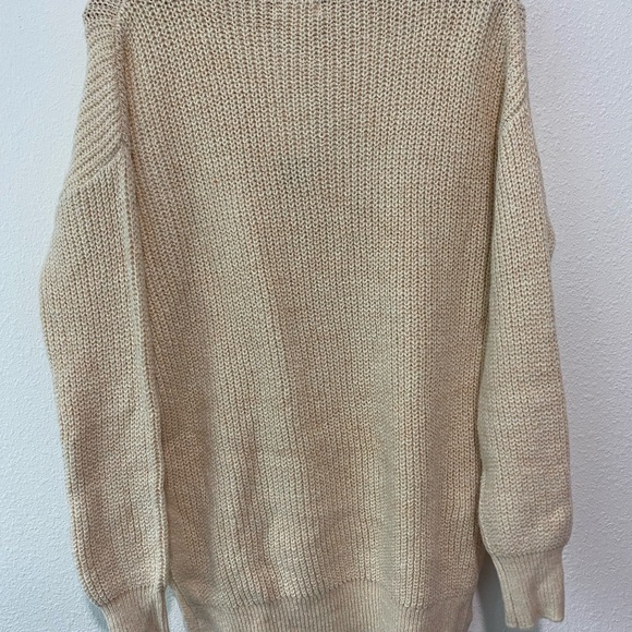 Abound Cream Mockneck Oversize Sweater - Picture 3 of 3